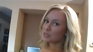 So sexy blonde wife make a hot sex fun in sunday when parents are in church