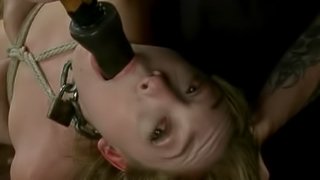 Beautiful Blonde Abused in BDSM Porn Video
